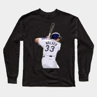 Larry Walker 1733 In Action Long Sleeve T-Shirt